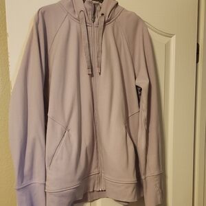 Athleta Lavender Zip-Up Hoodie